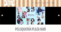 Desktop Screenshot of peluqueriaplazamar.com